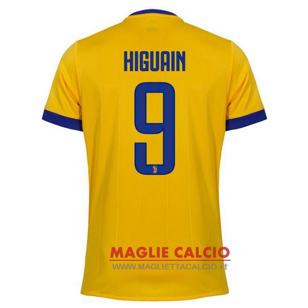 nuova maglietta juventus 2017-2018 higuain 9 seconda